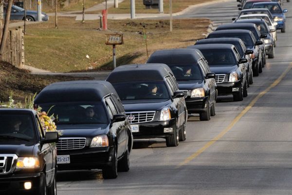 Funeral procession photo
