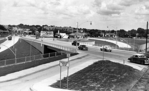 Fredericksburg Rd. at US 87 expressway ca1950