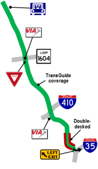 I-10 West special features map