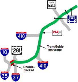 I-35 North special features map