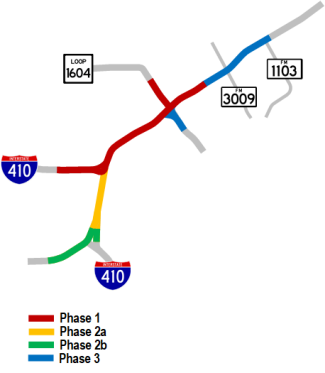 I-35 NEX phases map