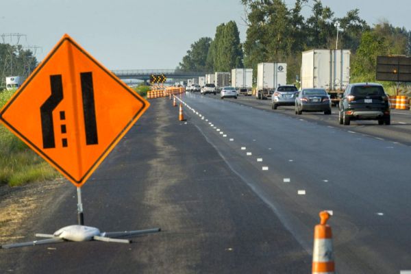 Lane closed photo