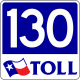 Toll 130 sign