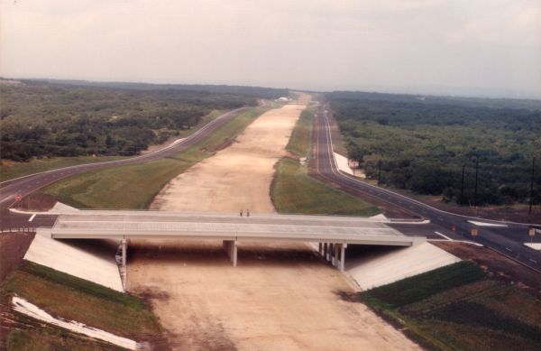 SH 151 at Military Dr. looking northwest in 1987