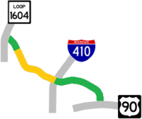 SH 151 traffic map