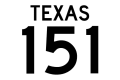 SH 151 guide sign